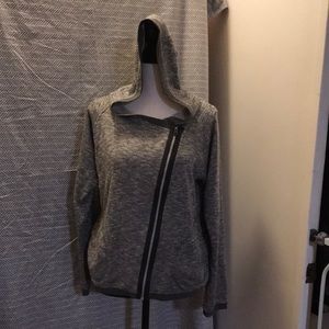 Roxy sweater knit zip up hoodie